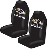 Bucket Seat Covers - NFL Football - Baltimore Ravens - Pair