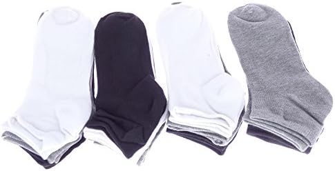 WebAisle Women's (12 Pairs) Everyday Low Cut Patterned Socks 9-11