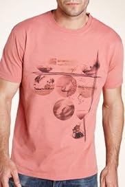 North Coast Pure Cotton Circle Beach Print T-Shirt [T28-3384N-S]