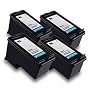 HP 96 C8767WN Compatible Remanufactured Combo Pack - 4 Black Ink Cartridges