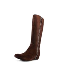 Shoes: Nine West Womens Maleficent Riding Boot,Dark Brown Suede,11 M US - Nine West