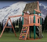 Wooden Toys - Real Tree Huntsman Wooden Swing Set