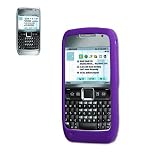 New Silicone Case Protector Skin Cover for Nokia E71 / E71x - Purple