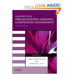 Handbook of Organizational Learning and Knowledge Management
