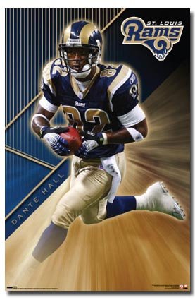 NFL 4290 Poster HALL # St. Louis Rams