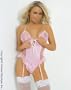 Soft cup full back teddyette., M, Pink