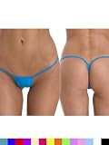 Sexy Tiny Low Back Tee Thong Bikini Panty - ONE SIZE