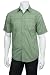 Timberland Men's Short Sleeve Solid Cross Hatch Poplin Woven Shirt