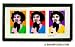 3x Susan Boyle - Framed Pop Art Print (Signed & Dated)