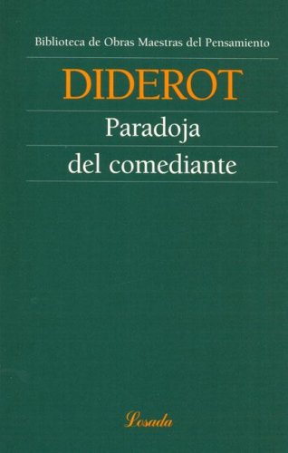 Paradoja del Comediante under Diderot, Denis in The Books Store