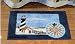 Nautical Beach Lighthouse Bath Mat Kitchen Rug