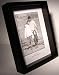 12x12 Black Wood Shadow Box Frame - 1 Depth