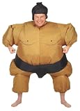 Sumo Wrestler Inflatable Fancy Dress Costume Suit