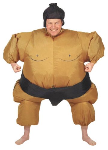 Childrens Toyshop  Toys : Sumo Wrestler Inflatable Fancy Dress Costume Suit
