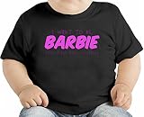 I want to be barbie オーガニックベビーTシャツ 6-12 Months