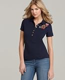 Tommy Hilfiger Top, Multi Crest Polo