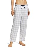 Nautica Sleepwear Women's Woven Plaid Ankle Pant