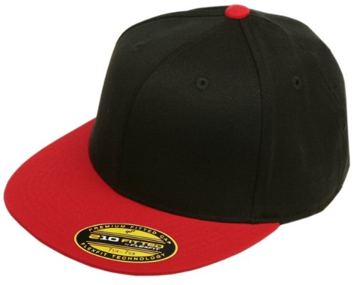 Original Black/Red Flexfit Flatbill L/XL 7 1/4