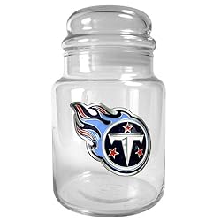 Tennessee Titans 31oz Glass Candy Jar - Primary Logo NFL Football