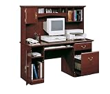 Review Sauder  / Heritage Hill Computer Desk and Hutch - Cherry