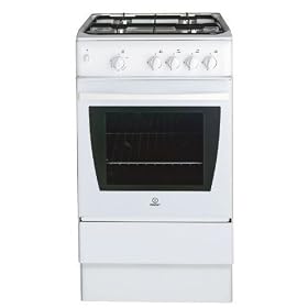 Indesit K3G2WG Gas single oven