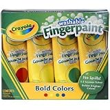 Crayola 4ct Washable Fingerpaints Primary
