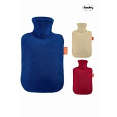 FASHY 6530 Thermoplast-W�rmflasche + Bezug, 2,0l, farblich sortiert