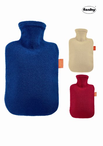 FASHY 6530 Thermoplast-W&auml;rmflasche + Bezug, 2,0l, farblich sortiert