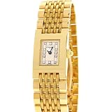 Chaumet Solid 18K Ladies Rectangle Watch With Diamond Numerals on a Mother Of Pearl Dial by Chaumet Rectangle