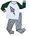Boys Pajamas Christmas Children Rocket Clothes Kids Pjs Pants Set Size 2Y-7Y
