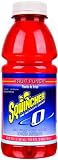 Sqwincher 030800-FP Fruit Punch Flavor Zero Sugar Free Wide Mouth RTD Bottle (Case of 24)