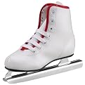 Girls American Little Rocket Double Runner Ice Skates - White