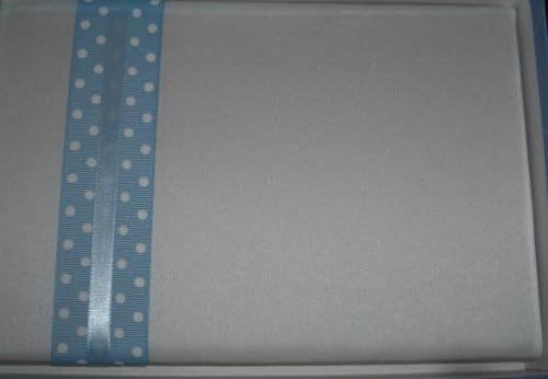 The Knot Polka-dot Collection Guest Book - Blue and White