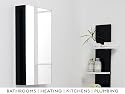 Hudson Reed Orb Bathroom Mirror Cabinet