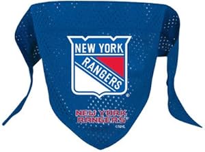 NHL New York Rangers Pet Bandana, Team Color, Small