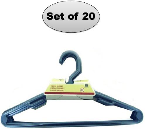 Hpi Holmz Closet #6808TL10.14 Blue Plastic Hangers 10-count (Pack of 2)