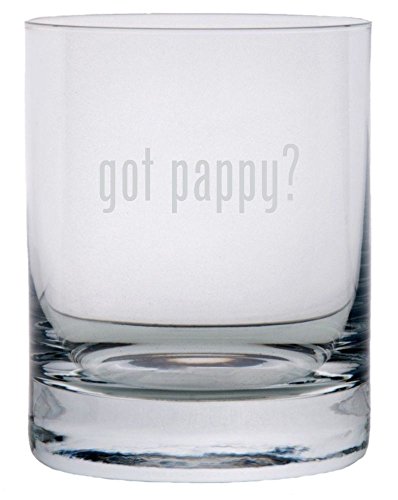 got pappy? Etched 11oz Stolzle New York Crystal Rocks Glass