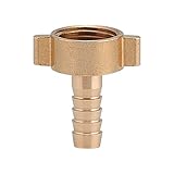 カクダイ ナットつきホースニップル パッキンつき 613-35-1/8×6.0