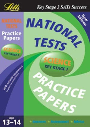 Letts National Tests Practice Papers: Key Stage 3 (Age 13-14) - Set of 3 Books (Titles Include: English, Maths, Science)