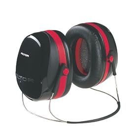 Peltor H10B Behind-the-Head Earmuff with Neckband (Optime 105) by Peltor