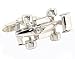 Indy Car Racing Sterling Silver Cufflinks Cuff Links