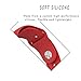 XIYA Soft Silicone Replacement Sport Band for Apple Watch for 2 Lengths, Red,42mm