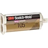 3M Scotch-Weld Epoxy Adhesive DP105 Clear, 1.7 oz (Pack of 1)