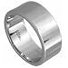Flat Plain Polished 8mm Wide Stainless Steel Unisex Men Wedding Band Ring Size 10