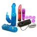 Tantrica Blue Jelly Crystals Rabbit Vibrator Pearl Adult Sex Toy Kit