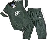New York Jets Infant Creeper Jersey and Pant Set