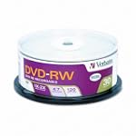 Verbatim 2x DVD-RW Media - 4.70 GB - 120mm Standard - 30 Pack Spindle