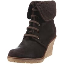 ESPRIT J10470 Kiwi Fur Bootie, Damen Stiefel