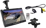 Pyle PLCM7700 7-Inch Window Suction Mount LCD Video Monitor with Universal Mount Rearview, Backup Color Camera and Distanc...