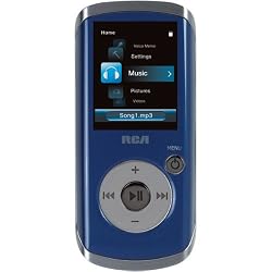 Blue 4GB Opal MP3 Player With FM Radio
